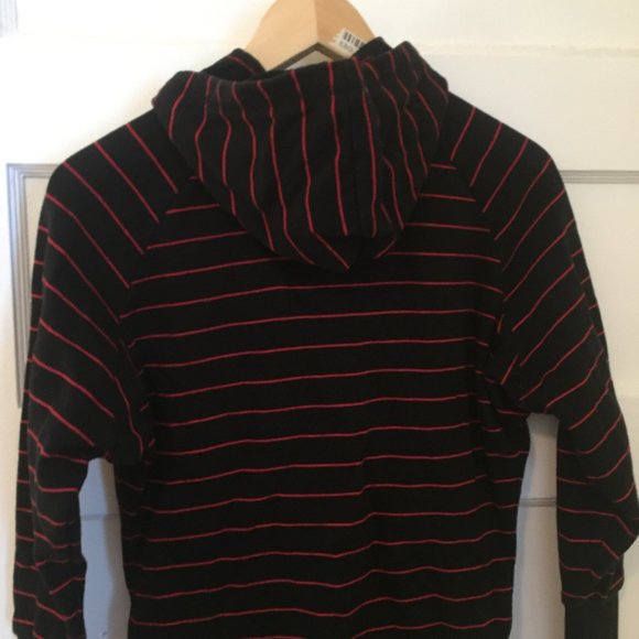 Finger in The Nose red & black striped hoodie - size XS - Picture 9 of 10